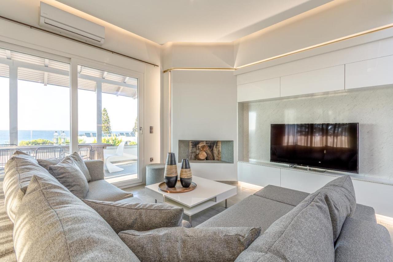Queen'S Gem Luxury Villa - Heated Jacuzzi & Pool 헐소니소스 외부 사진
